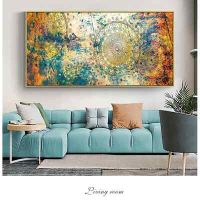 #ad Abstract Art Canvas Painting Wall Art Posters and Prints Modern Wall Picture $14.79