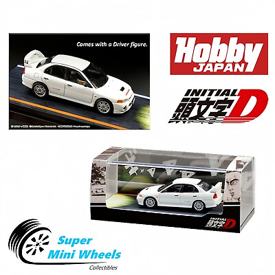 #ad Hobby Japan 1:64 INITIAL D Mitsubishi Lancer RS Evolution Ⅳ Figure Inside Car $31.99