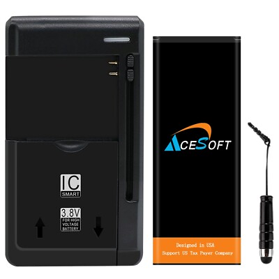#ad 2300mAh Battery Universal Desktop Charger stylus for Alcatel TCL A1 A501DL Phone $30.63