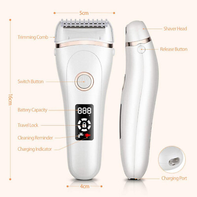 #ad Shaver Electric Rechargeable Shaver With LED Display Body Hair Removal $9.59