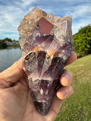 #ad A Auralite 23 Crystal Red Cap crystal from Canada 465 grams 6quot; $119.00