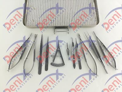 #ad Micro Surgery Instrument Set Micro Needle Holder Scissors Micro Instruments $127.50