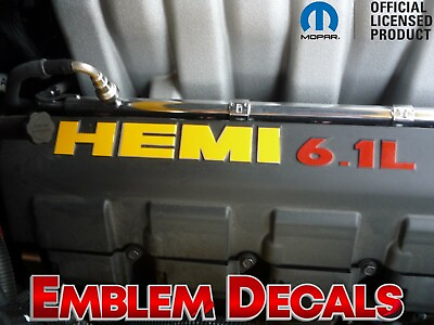 #ad Chrysler 300 6.1L Hemi Engine Decal SRT8 2005 2006 2007 2008 2009 2010 $20.00