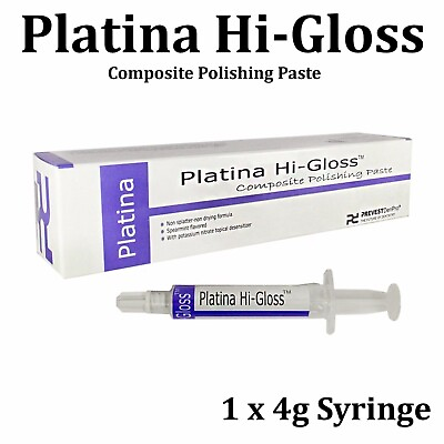 #ad Dental Platina Hi Gloss Composite Polishing Paste Prevest Teeth Crown 4 gm $21.99