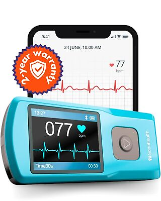 #ad ECG Portable Heart Rate Monitor Capture Heart ECG Metrics Standalone with... $131.22