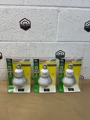 #ad Sylvania BR30 Flood Soft White 2700K Dimmable Bulb Lot of 3 $30.00