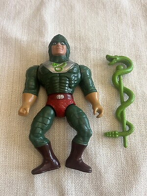 #ad Vintage 80’s He Man MOTU Snake Men Original King Hiss Mattel Action Figure $24.99