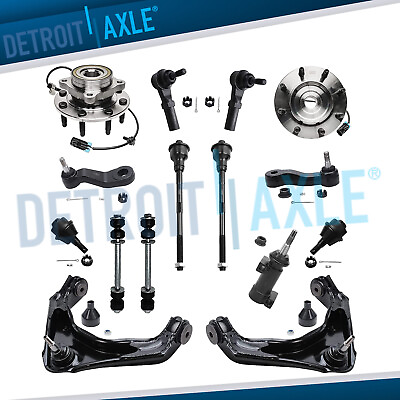 #ad 4WD Front Wheel Bearing Hub Control Arm Suspension Kit for GMC Sierra 2500 3500 $284.08