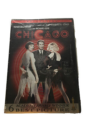 #ad Chicago DVD Full Screen Richard Gere Queen Latifah Musical Movie Sealed $3.05