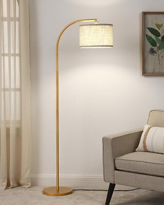 #ad Gold Arched Floor Lamps for Living Room Boho Standing Arc Lamp with Adjustable $50.59
