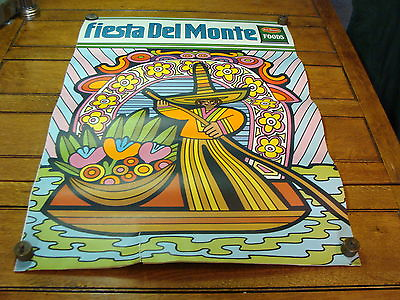 #ad Vintage 1969 FIESTA DEL MONTE Postes a bit hippy fun and cool #1 amp; 2 $139.55