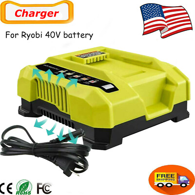 #ad 40 Volt Rapid Charger For Ryobi 6.0Ah 40 Volt Lithium Battery OP4050 OP40602 NEW $240.00