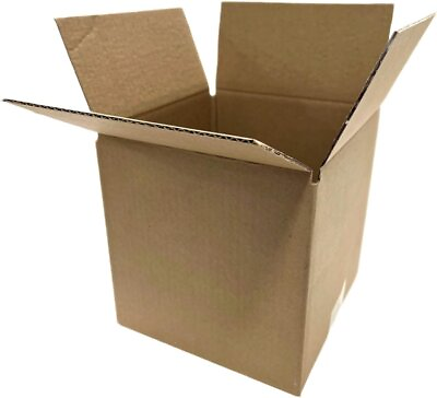 #ad 100 8x8x6 Cardboard Paper Boxes Mailing Packing Shipping Box Corrugated Carton $65.00