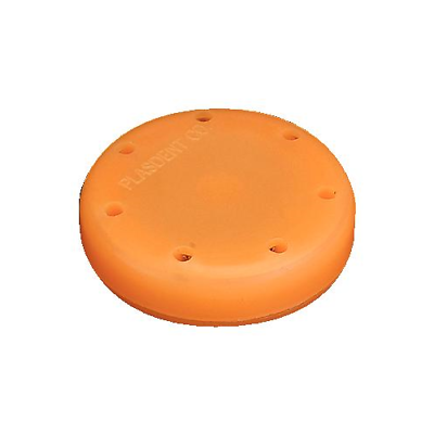#ad Plasdent 400BSS 12 Round Bur Block Small Tangerine Magnetic 7 Bur Capacity $7.67