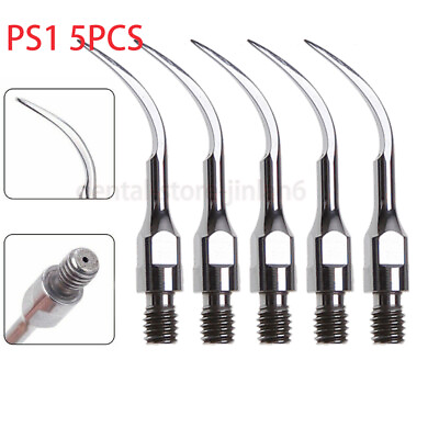 #ad 5 Dental Ultrasonic Scaler Perio Type Tip PS1 Fit SIRONA Scaler Handpiece NEW $22.28