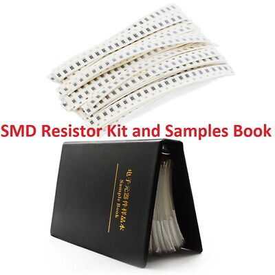 #ad 0603 SMD Resistor Assort Kits And Samples Book ±5% ±1% Full Range of Sample Kits $9.99