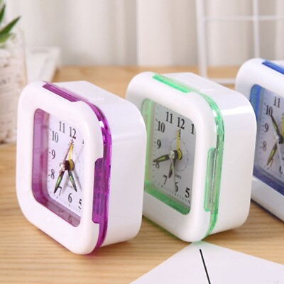 #ad Children#x27;s Small Alarm Clock Portable Table Clock Slip Resistant Design $14.17