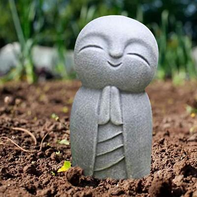 #ad Statue Little Smiling Buddha for and yard Lawn Desk Garden $9.13