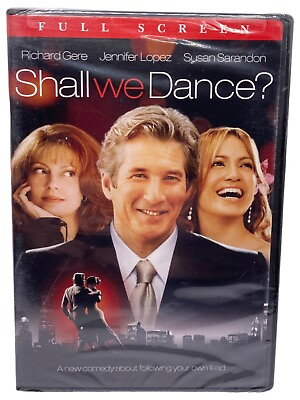#ad Shall We Dance DVD 2005 Full Screen Richard Gere Jennifer Lopez Brand NEW $11.99