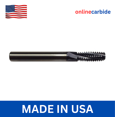 #ad 1 4 20 CARBIDE THREAD MILL TiALN COATED $60.95