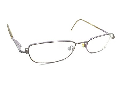 #ad Valentino Pink Violet Rectangle Eyeglasses Frames 50 17 135 Italy Designer $49.99