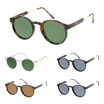 #ad Vintage Round Sunglasses for Women Men Classic Retro Trendy Designer Eyewear $12.99