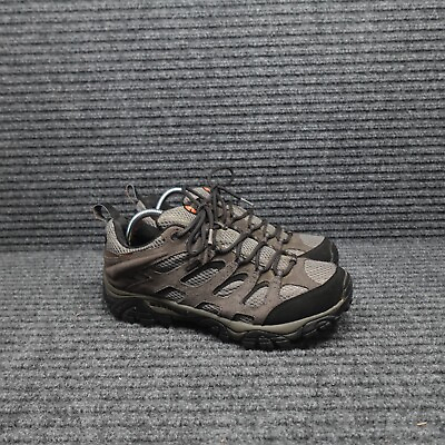 #ad Merrell Shoes Mens 10 Gray Moab 2 Mid Beluga Suede Mesh Hiking Boots $30.00