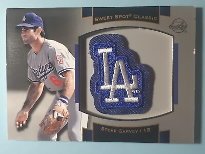 #ad Steve Garvey 2003 Limited Sweet Spot Classic Special Made For UD Logo Patch EX C $275.99