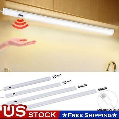 #ad LED Under Cabinet Lights Strip Closet Kitchen Counter Hand Sweep Sensor Lighting $11.19