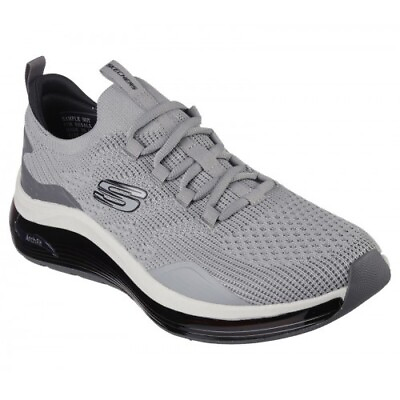 #ad Skechers Arch Fit Air Shoe Men Gray Black Mesh Sport Comfort Casual Vegan 232542 $49.99