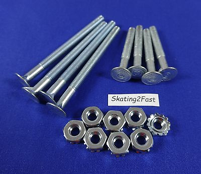 #ad New Mounting Bolts amp; Nuts Kit Quad Roller Skates Speed Jam $10.99
