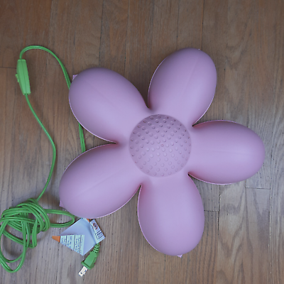#ad IKEA Blomma Pink Flower Sconce Wall Night Light Corded Toggle Switch Kids Decor C $22.88