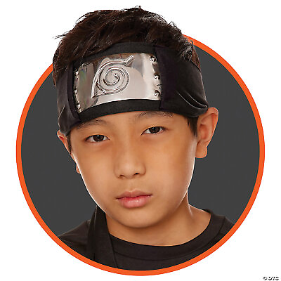 #ad Morris Costumes Black Naruto Hidden Leaf Headband $19.43