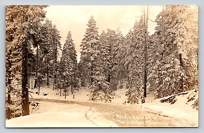 #ad RPPC Pacific Highway Siskiyou Mountains California VTG Postcard EKKP 1904 1950 $15.74