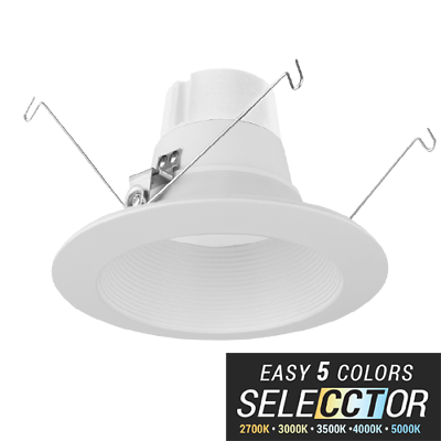 #ad Recessed Can Light Trim White Baffle 6quot; Recessed Can Elite lighting 6 PACK $118.99
