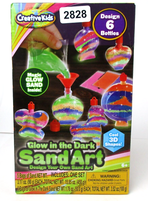 #ad Creative Kids Glow in the Dark Sand Art Activity Kit for Kids NEW $14.56