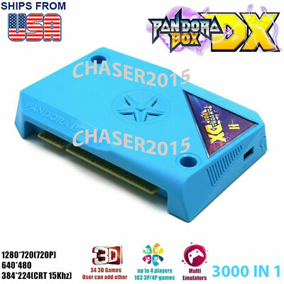 #ad 3000 ARCADE GAMES PANDORA BOX DX Jamma HDMI VGA CGA PANDORAS 3D *BRAND NEW* $79.99