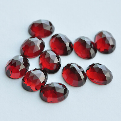 #ad Garnet Mozambique Oval Rose Cut 5x7mm To 8x10mm Loose Handmade Gemstone $258.71