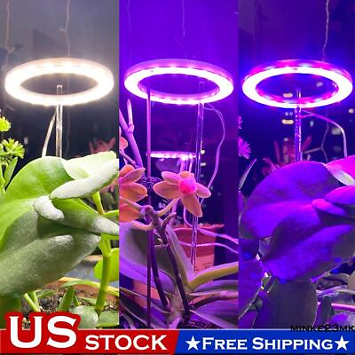 #ad Ring LED Plant Lights Grow Lamp Full Spectrum for Hydroponic Veg Flower Fruit US $14.39