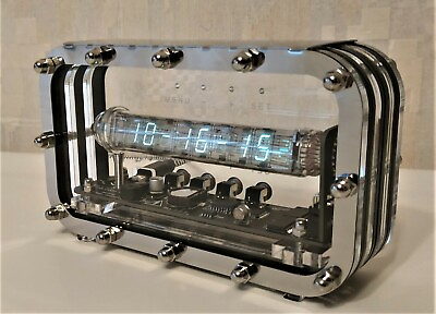 #ad Adafruit Ice tube clock VFD IV 18 nixie tube clock home decor desk clock vintage $259.00