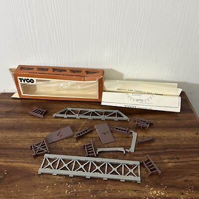 #ad Tyco T909S Bridge amp; Trestle Set HO Scale with instructions For Parts Incomplete $5.39