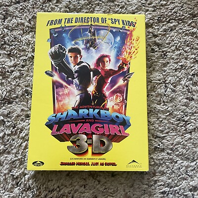 #ad The Adventures of SharkBoy and LavaGirl in 3 D DVD With 3d Glasses $12.00