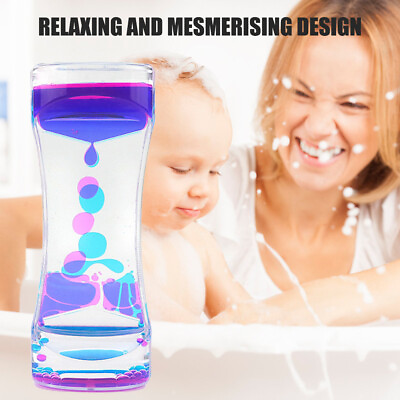 #ad Liquid Motion Timer Bubble Timer Colorful Liquid Timer Anxiety Relief Toys New $10.44