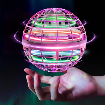 #ad TIKDUCK Flying Ball Gyro Flight Light Ball Ball Balling Boomerang Spinner with R $41.34