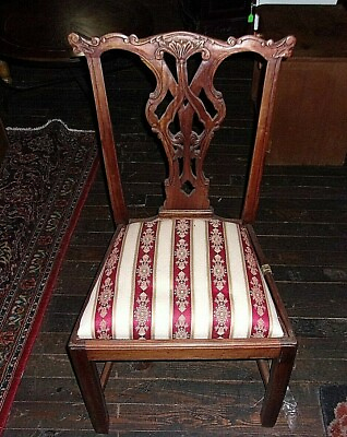 #ad ONE Solid Mahogany Queen Anne Style Dining Side Chair $80.00