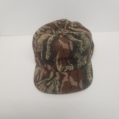 #ad Vintage Whitewater Fitted Camouflage Insulated Hat Size Large $17.95