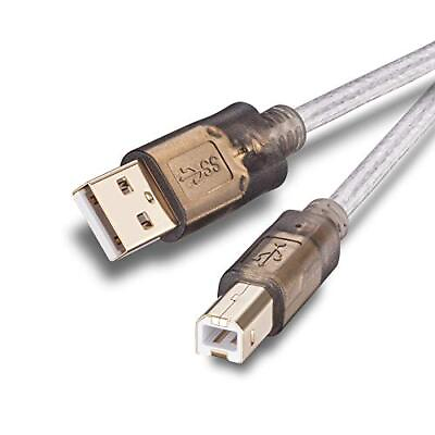 #ad Printer Cable 20 ft USB 2.0 Printer Cable Cord A Male to B Male Cable $14.44