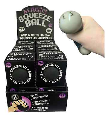 #ad 1 MAGIC ANSWER BALL Squish Sensory 8 Stress Fortune Question Squeeze Fidget Toy $11.95