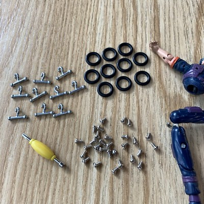 #ad T Hook amp; O Rings amp; Screw 3.75quot; GI JOE Figures Body Crocht Replacemet Accessories $4.90