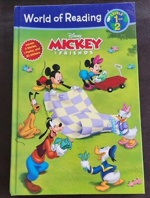 #ad Disney Mickey amp; Friends World of Reading Levels 1 amp; 2 6 Adventure Stories HB $3.75